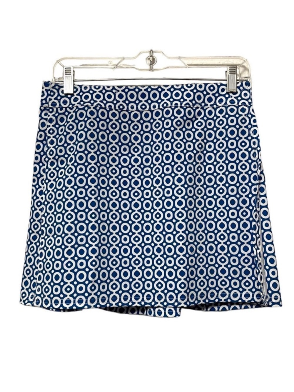NWT RIPSKIRT HAWAII Blue Dot Classic Beach Cover-Up Skirt S